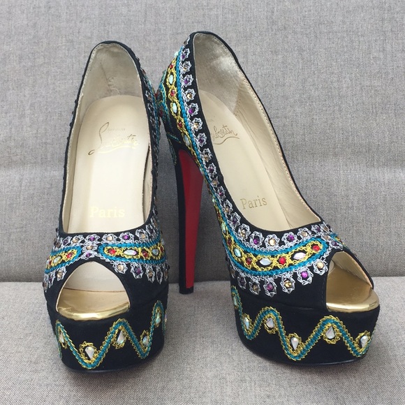 Christian Louboutin Shoes - Christian Louboutin Bollywood platform peeptoe